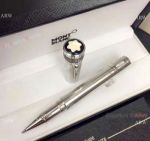 New Copy Mont Blanc Pen for sale - Mahatma Gandhi Silver Rollerball Pen